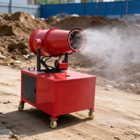 Canon à brouillard anti-poussière robuste de 50 m monté sur camion avec large couverture pour le contrôle de la poussière sur les sites miniers