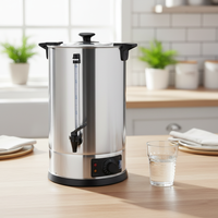 Chauffe-eau électrique économique en acier inoxydable de haute qualité, personnalisable OEM, avec thermostat réglable, protection contre l'ébullition à sec, pour usage domestique et extérieur