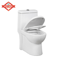 WC monobloc en céramique noir étanche pour femmes et hommes, pour salle de bain