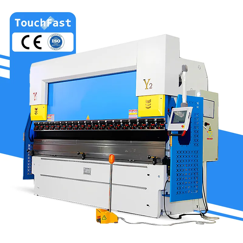 Touchfast 100t x 2500mm Báo Chí phanh 200t x 3200mm 10mm thép Báo Chí phanh WC67K we67k 1200mm Báo Chí nhỏ phanh tấm uốn máy