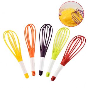 2 in 1 Kitchen Cooking <b>Plastic</b> Whisk Tool Rotary Manual <b>Egg</b> Beater - Product Image 3