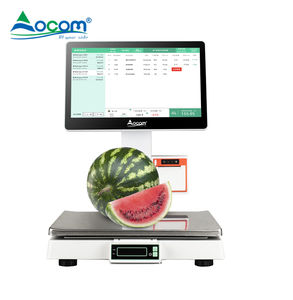 Balance commerciale numérique avec écran tactile pour magasin de fruits, Machine de pesage électronique 30kg - Product Image 6