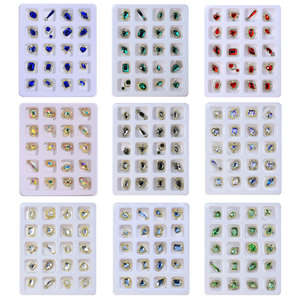 Nail Art K9 Joyas de diamantes en forma especial Cristal de alta calidad Brillante Multifacético Parte inferior puntiaguda Rhinestone LOGOTIPO personalizado - Product Image 4