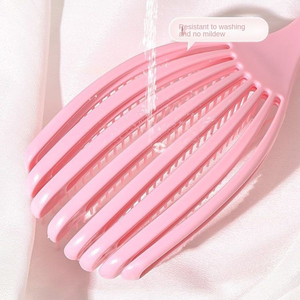 Cepillo Desenredante para Cabello de Mujer al por Mayor de Fábrica, con Logotipo Personalizado, Mango de Plástico Popular, Herramientas de Peinado - Product Image 1