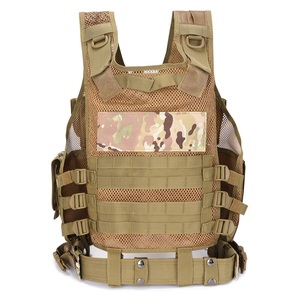 Chaleco Táctico de Caza, Transpirable, para Juegos de CS, Airsoft, Protector, de Poliéster, con Cremallera Ajustable, Capacidad de 20-36L - Product Image 3