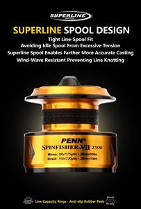 Nouveau Original <span class=keywords><strong>PENN</strong></span> SSVII 3500 - <span class=keywords><strong>10500</strong></span> moulinets de pêche corps en métal complet grand jeu pêche en eau salée robuste Ree - Product Image 5