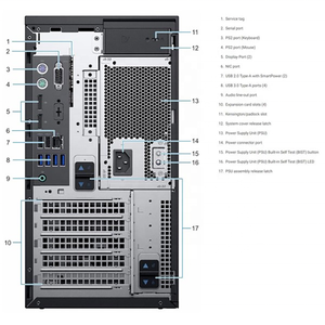 Servidor en Torre PowerEdge T40 Xeon E-2224G 32GB DDR4 con SSD de 2TB en Stock - Product Image 6