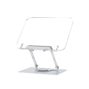 Support de lecture en acrylique YL-908 30x24, support de tablette rotatif en métal, étagère de bureau pour étudiants - Product Image 1