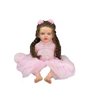 ตุ๊กตาเด็กเกิดใหม่เหมือนจริง ทำจากไวนิลนุ่ม ตุ๊กตาเด็กแรกเกิดที่เหมือนจริง สามารถจัดท่าทางได้ ตุ๊กตาเด็กผู้หญิงเหมือนจริง - Product Image 1