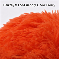 Jouet en peluche pour chien, modèle animal à corps bouclé et poils longs, Panda roux, Ours, Éléphant, doux, à mâcher et couineur, 3 styles, vente en gros, personnalisable