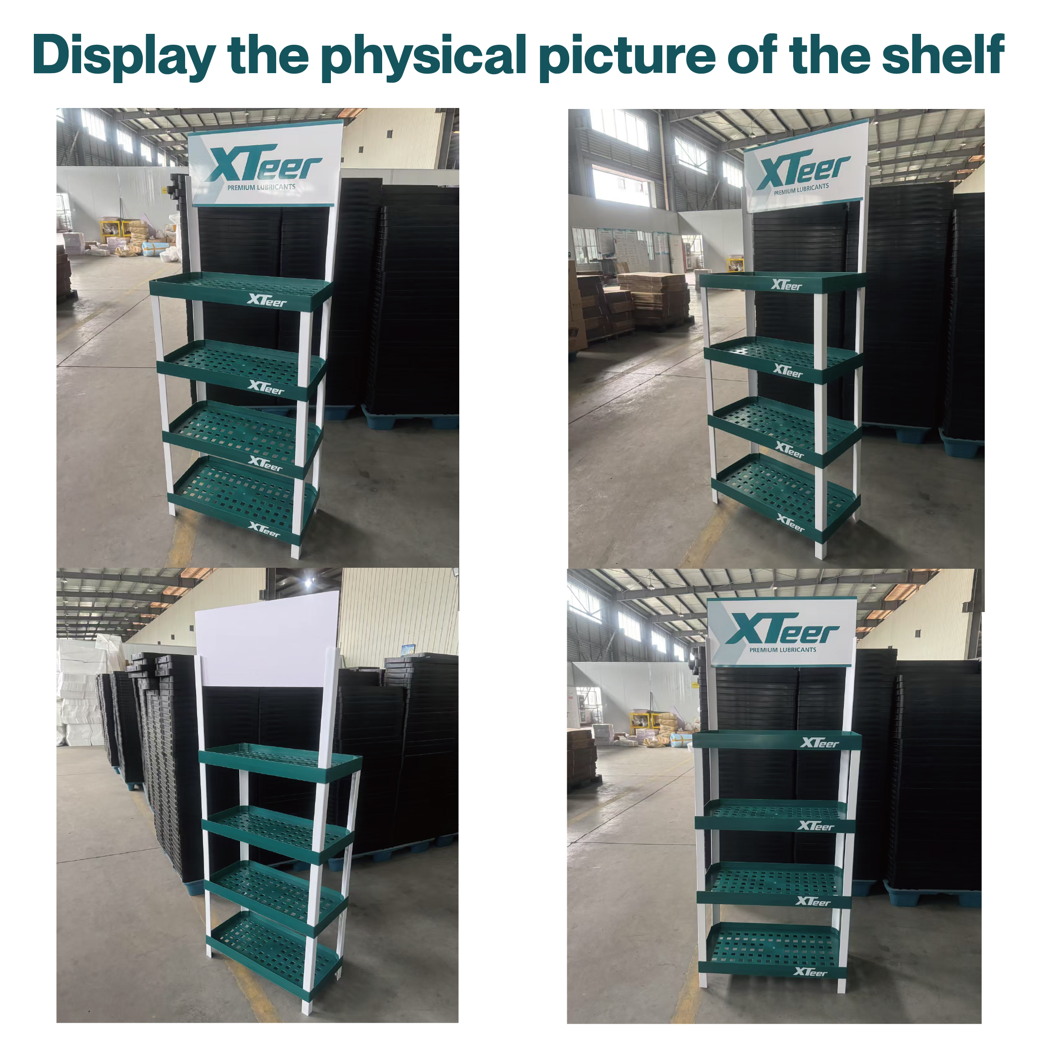 Apache Custom Plastic Injection Shelves PVC Floor Display Stand for Supermarkets, Grocery Stores and Retail Beverage Promotions — view 6