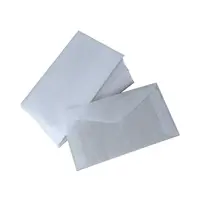 Sobres de papel reciclables con impresión personalizada, sobres de papel de vidrio con solapa