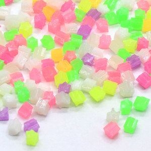 Petites étoiles lumineuses de 3mm 10 pièces, Cabochon en résine, fait à <span class=keywords><strong>la</strong></span> main, artisanat pour l'embellissement, bricolage - Product Image 6