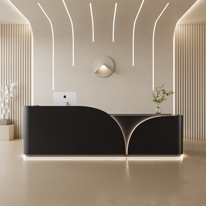 Bộ bàn ghế văn phòng hiện đại XTQT-057, bàn làm việc, bàn tiếp tân - Product Image 4