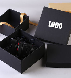 Custom Logo Printed Coated Paper Rectangle Slotted <b>Boxes</b> Ribbon Stamping for Corporate Jewelry Gourmet <b>Gifts</b> Packaging - Product Image 4