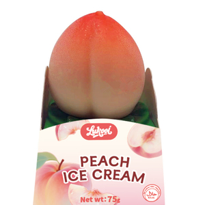 ไอศกรีมเชอร์เบทเลมอนฮาลาลพร้อมสตรอเบอรี่ลูกพีชรสไวรัลบรรจุในกล่อง - Product Image 4
