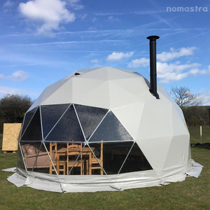 Dôme de glamping sur mesure 8m <span class=keywords><strong>avec</strong></span> une <span class=keywords><strong>chambre</strong></span> <span class=keywords><strong>et</strong></span> une <span class=keywords><strong>cuisine</strong></span>, en PVC coupe-vent, pour fêtes de luxe en extérieur, resorts désertiques, ROI élevé - Product Image 2