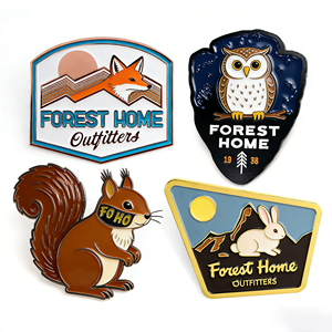 Insignia de Aventura Personalizada de Aleación de Zinc para Parques Nacionales y Reservas de Naturaleza, Equipo de Exterior y Mochilas - Product Image 1