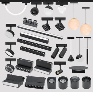 Smart Tuya Wifi Zigbee <span class=keywords><strong>Dali</strong></span> Triac Driver Track Light Atenuación Ultra-Thin Track Light Head Flexibilidad ajustable Lámpara de manguera tipo H - Product Image 1
