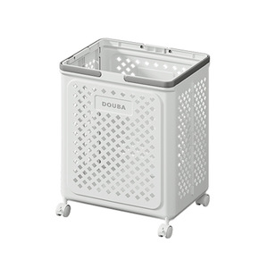 Cesta de ropa sucia plegable para baño doméstico, cesta de almacenamiento de gran capacidad con ruedas móviles para carga y transporte - Product Image 4