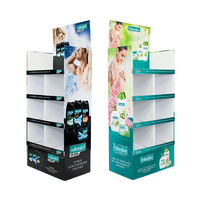 Supermarché Présentoir en carton pliable et écologique Custom Shop pour les collations Chips Bonbons Aliments pour les étagères Pop dans les magasins de détail St