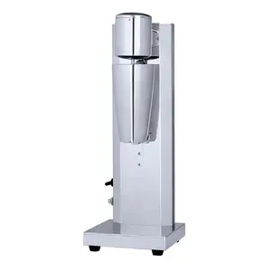 Doppelkopf-Milchquaker, Milchmischer, Milchmischmaschine kommerzieller Mixer multifunktionaler Edelstahl-Electric-Silber