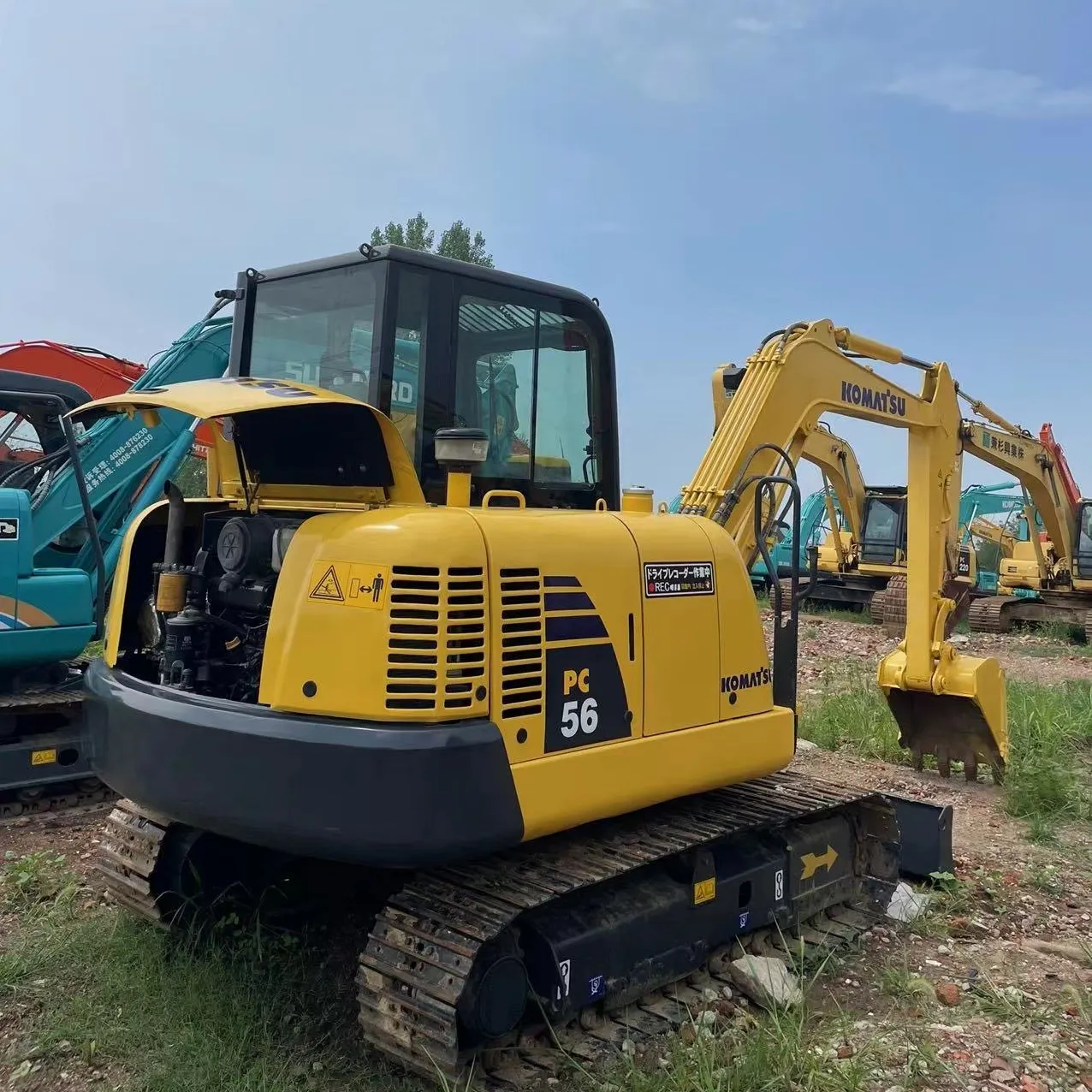 Diskon besar ekskavator Komatsu pc56 baru 90%/Escavadora Japan orisinil 5.5 ton Micro Excavator KOMATSU 56 PC56-7 baru