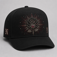 Casquette de baseball personnalisée style Old English, 5 panneaux, visière incurvée, style Dad Hat, streetwear urbain West Coast, vente en gros, faible MOQ