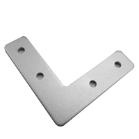 Connecteur de profil en forme de L Support d'angle plat personnalisé Plaque de connexion universelle