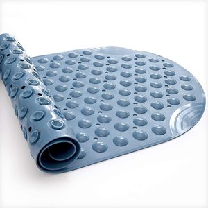 Alfombrilla de Ducha Antideslizante de Nuevo Diseño OEM, Alfombra de Baño de Secado Rápido, Alfombra Gruesa para Masaje de Pies, Alfombra de Spa con Exfoliante para Pies - Product Image 1