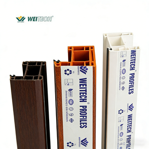 Profilés de fenêtres en <span class=keywords><strong>PVC</strong></span> de marque chinoise, prix bas, profilés en <span class=keywords><strong>PVC</strong></span> blanc de Chine - Product Image 3