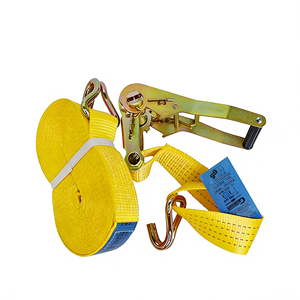 <span class=keywords><strong>Tensor</strong></span> de Carga para Camión con Trinquete, Correa de Amarre de 5 cm con Doble Fila de Ganchos, Grosor de Correa de 2 mm, Longitud de 10 Ojales, Poliéster, para Automóvil - Product Image 1