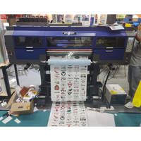 Machine d'impression d'étiquettes en feuille d'or Plusjet 24 "2 en 1 Imprimante à rouleaux PJ-60WA imprimante numérique UV DTF avec plastifieuse
