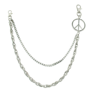 Street Punk Double Chain Trouser Chain, Trendy Jeans Waist Chain Accessories Tanjing Fashion Lijing Necklace - Product Image 1