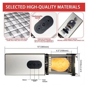 Commercial Electric Potato <b>Cutter</b> Chopper Restaurant Hotel Use Automatic Fruit <b>Vegetable</b> Processing New Condition Key Motor - Product Image 4