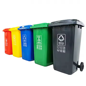 Thùng rác nhựa 120L/240L ngoài trời cho bao bì nhựa tiện lợi - Product Image 1