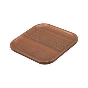Wild Yunnan Mushroom Hot Pot Tableware: Imitation Walnut Wood Grain Plate, Sukiyaki and Wagyu Beef Plate, <b>Grilled</b> Meat Plate, - Product Image 4