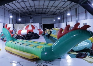 JUMPFUN-Bateau Dragon Banane à Gonflage 12 Places Adolescents Monstre de la Mer, Gonflage de Dinosaure pour Enfants - Product Image 4