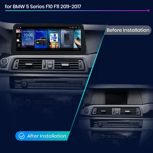 Junsun không dây Carplay Android Auto Car đài phát thanh cho BMW F10 F11 2011-2017 CIC NBT Hệ thống <span class=keywords><strong>4</strong></span> gam LTE Wifi GPS đa phương tiện màn hình cảm ứng - Product Image 2