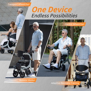 <b>Rollator</b> <b>Walker</b> with Seat Lightweight Walking Device - Product Image 5