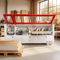 Machine à chantourner industrielle 7 fonctions avec écran tactile Delta et rails de guidage HIWIN, collage/découpe/polissage automatiques pour le travail du bois