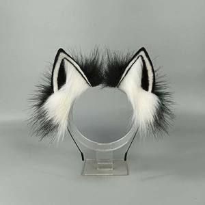 Lolita filles Animal <span class=keywords><strong>oreille</strong></span> bandeau Costume fête coiffure carnaval Cosplay <span class=keywords><strong>loup</strong></span> <span class=keywords><strong>oreille</strong></span> bandeau - Product Image 2