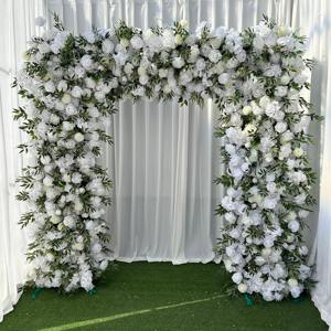 Arco de Flores Cuadrado Artificial al por Mayor HI-SFA002, Arco de Boda Cuadrado, Fondo de Arco de Flores Cuadrado, Decoración Floral para Arco de Boda - Product Image 1