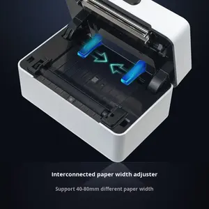 Impresora Térmica Xprinter <span class=keywords><strong>XP</strong></span>-D361B de 3 Pulgadas, Equipada con USB y Bluetooth, Adecuada para Impresión de Códigos de Barras Térmicos en Escritorio de Oficina - Product Image 4