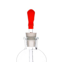 Flacon compte-gouttes en verre résistant aux alcalis Degao avec pipette à bulbe en caoutchouc pour le stockage et la distribution sécurisés des solutions alcalines