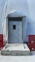 Tente dôme gonflable avec membrane en résine PVDF autoportante, écologique et résistante au feu, pour sites sportifs