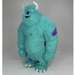 2m/2,6 m/3M monstruos inflables Universidad <span class=keywords><strong>Sully</strong></span> La bestia peluda trajes Cosplay fiesta disfraz monstruo mascota disfraz - Product Image 3