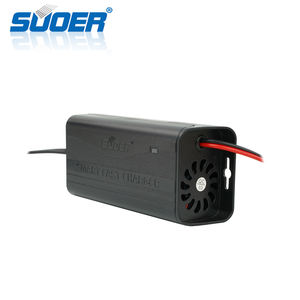 Cargador de batería portátil eléctrico <span class=keywords><strong>Suoer</strong></span> 12V 5A trifásico para coche y batería de plomo ácido con función de luz y enchufe estándar de EE. UU. - Product Image 3