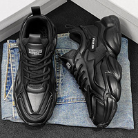 Prix usine léger blanc PU hommes papa chaussures à la mode et anti-dérapant pour le printemps et l'automne