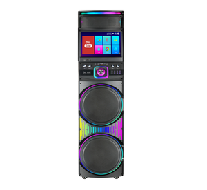 Latest GD-1417 1200W Party <b>Speaker</b> With Touch Screen Wifi Connection 15.4'' TV GD-1417 Outdoor <b>Speaker</b> With Wireless Mic GD-1417 - Product Image 4